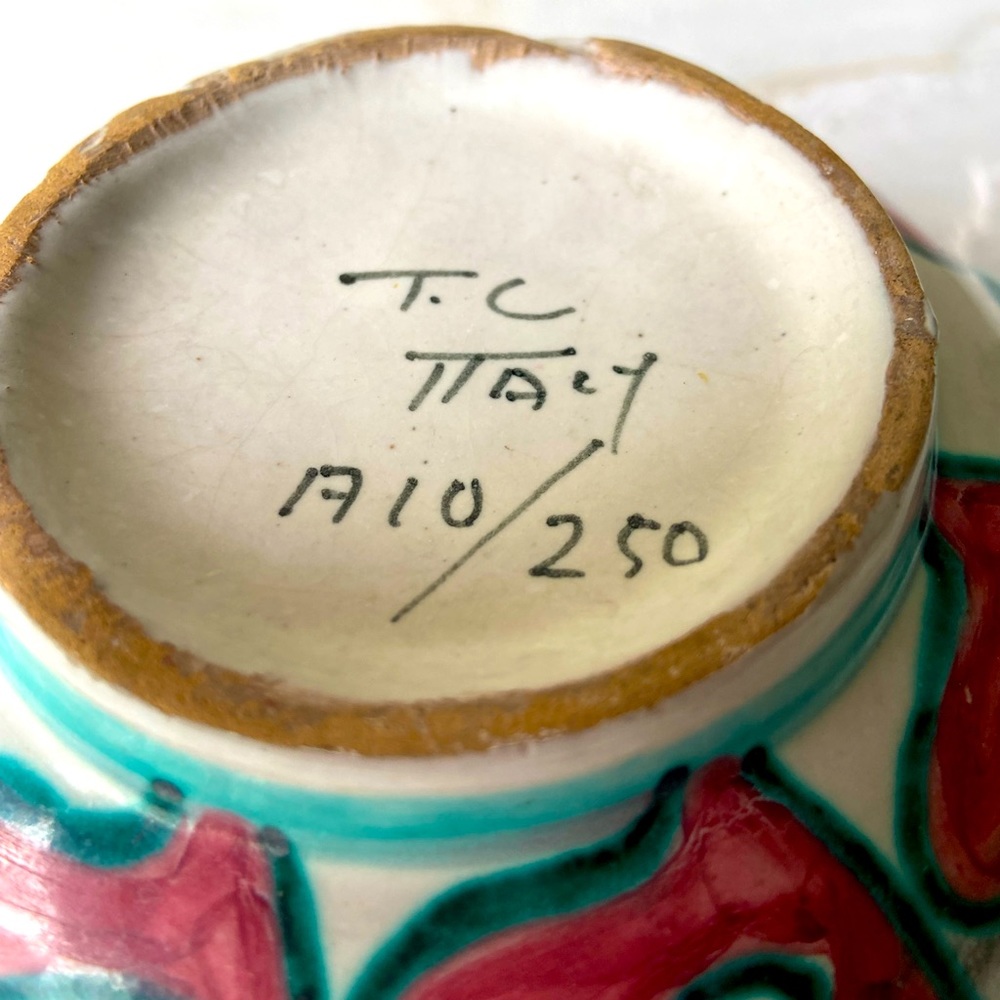 MCM Hand-Painted Italian Cup and Saucer- Great item to Bundle - Picture 8 of 8